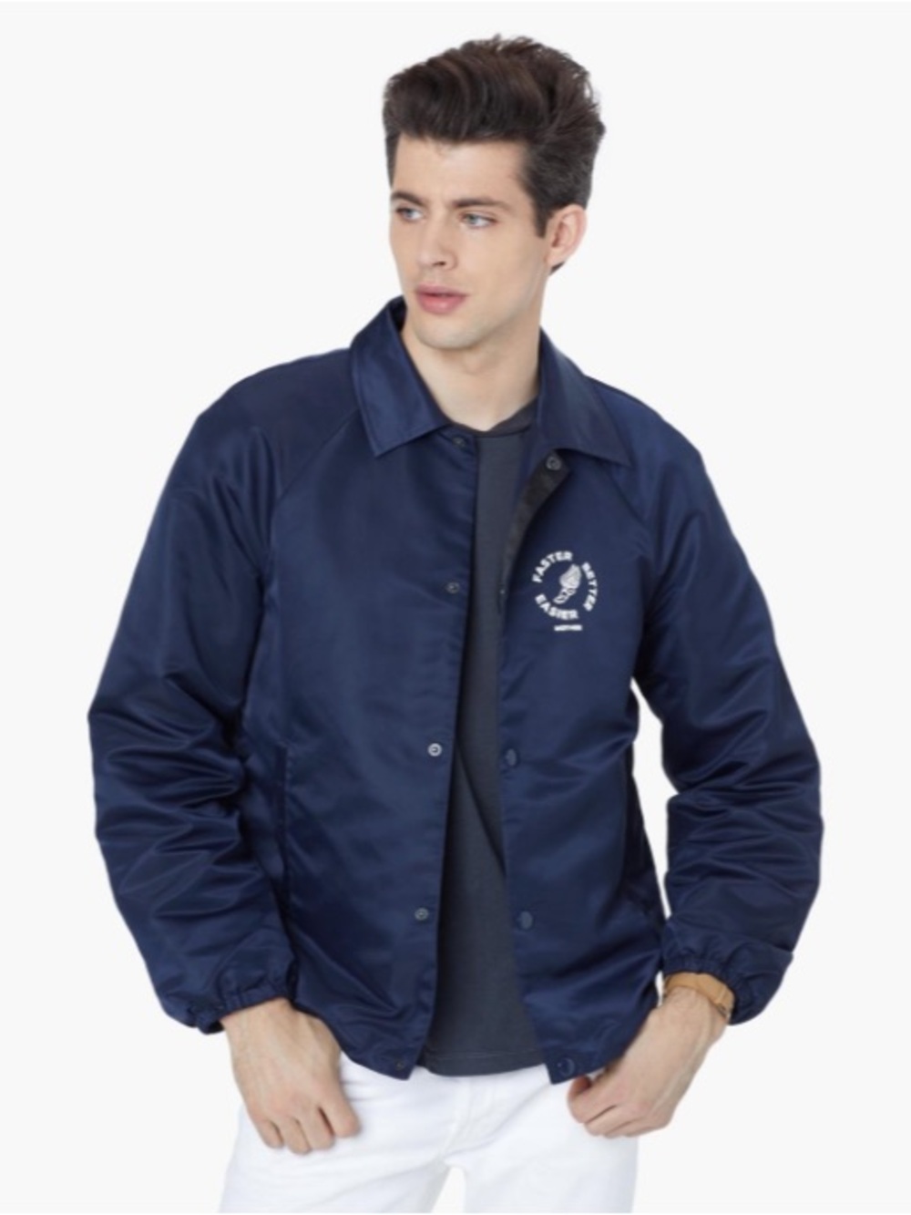 Mother Navy Coach Jacket